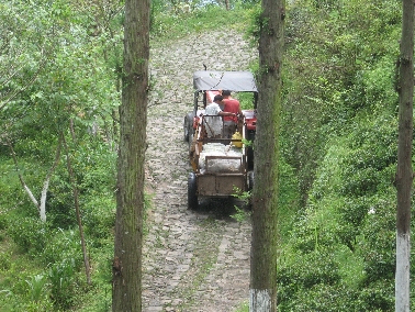 Transport zur Fabrik